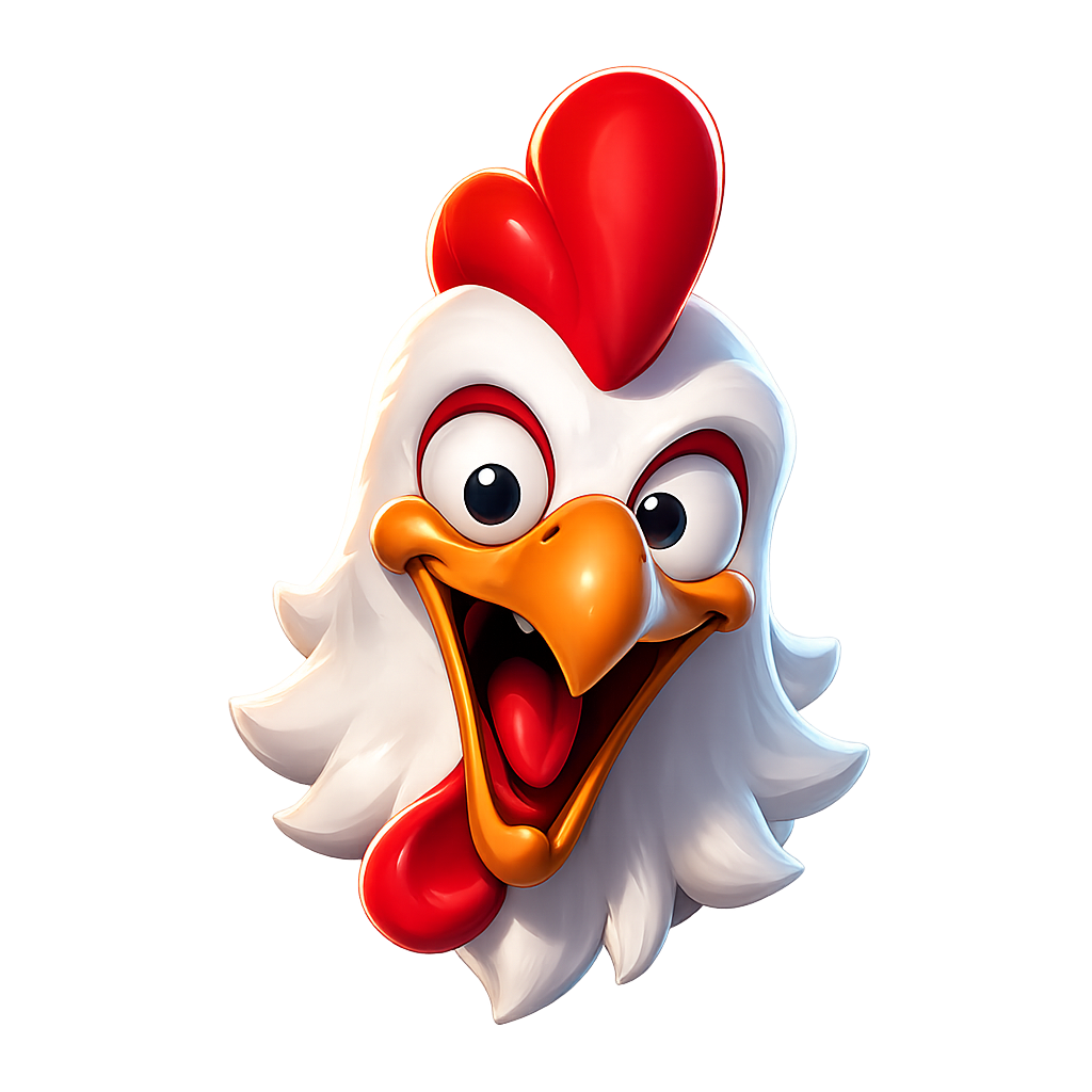 Knockverse chicken mascot